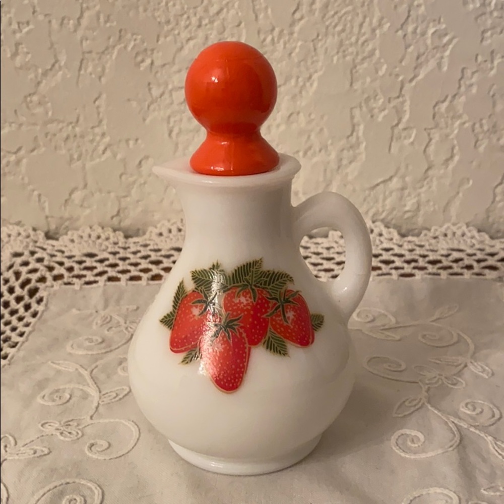 Vintage Avon Strawberry and Cream pitcher